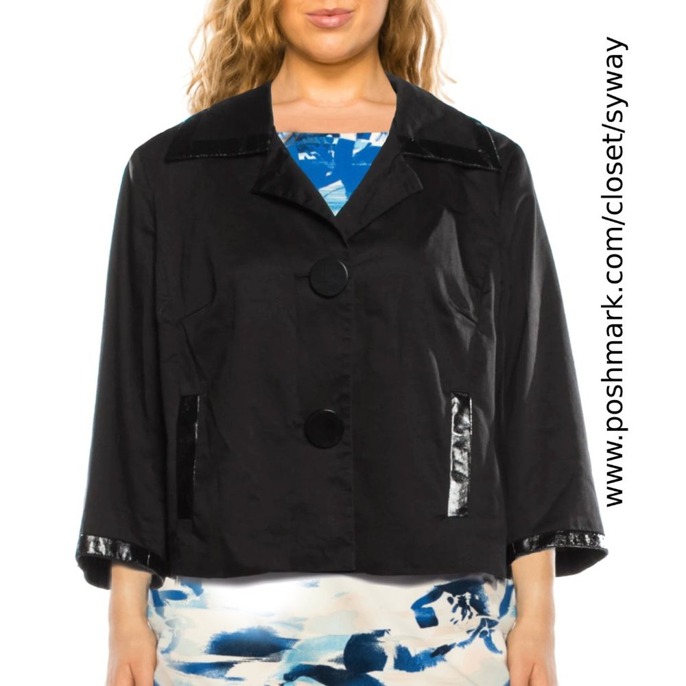 Sandro Sportswear Cotton Quarter Sleeve Crop Lightweight Evening Jacket